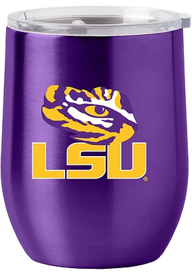 LSU Tigers 16oz Gameday Curved Stainless Steel Stemless - Purple