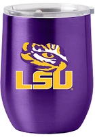 LSU Tigers 16oz Gameday Curved Stainless Steel Stemless - Purple