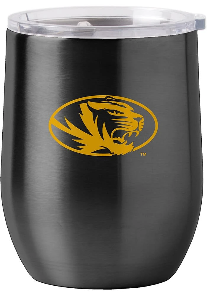 Missouri Tigers 16oz Gameday Curved Stainless Steel Stemless - Gold