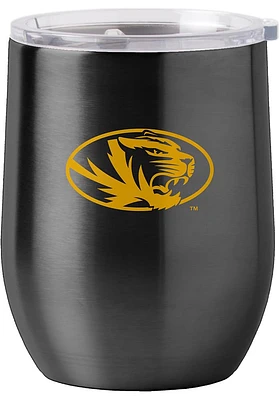 Missouri Tigers 16oz Gameday Curved Stainless Steel Stemless - Gold