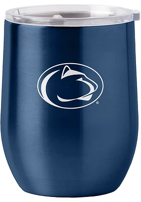 Penn State Nittany Lions 16oz Gameday Curved Stainless Steel Stemless - Blue