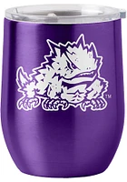 TCU Horned Frogs 16oz Gameday Curved Stainless Steel Stemless - Purple