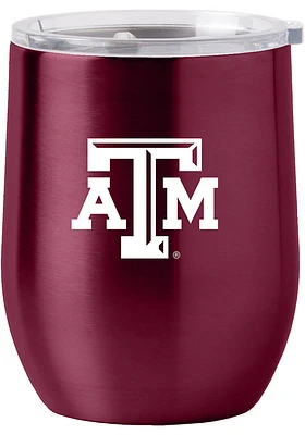 Texas A&M Aggies 16oz Gameday Curved Stainless Steel Stemless - Maroon