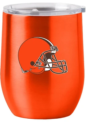 Cleveland Browns 16oz Gameday Curved Stainless Steel Stemless - Brown