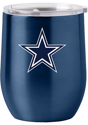 Dallas Cowboys 16oz Gameday Curved Stainless Steel Stemless - Blue