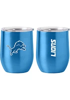 Detroit Lions 16oz Gameday Curved Stainless Steel Stemless - Blue