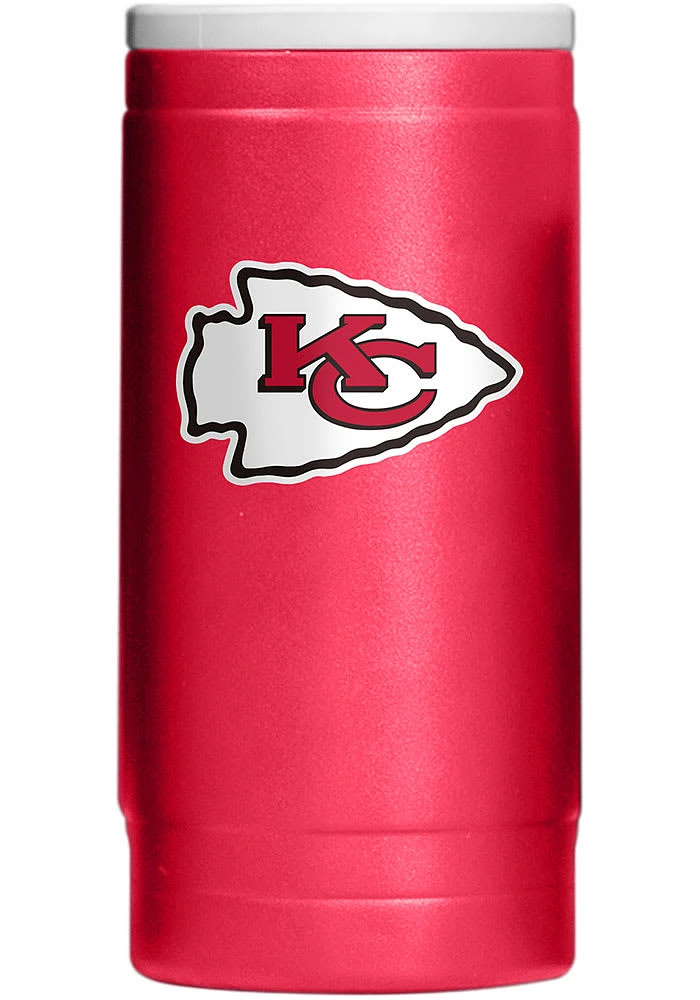 Logo Brands Kansas City Chiefs Flipside PC Slim Stainless Steel Coolie