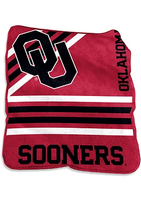 Oklahoma Sooners 50x60 Raschel Raschel Throw Blanket - Crimson