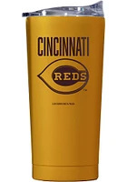 Logo Brands Cincinnati Reds 20OZ Powder Coat Stainless Steel Tumbler