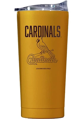 Logo Brands St Louis Cardinals 20OZ Powder Coat Stainless Steel Tumbler - Brown