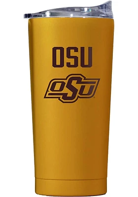 Logo Brands Oklahoma State Cowboys 20OZ Powder Coat Stainless Steel Tumbler - Brown