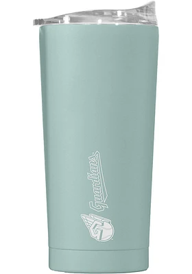 Logo Brands Cleveland Guardians 20OZ Powder Coat Stainless Steel Tumbler - Light Blue