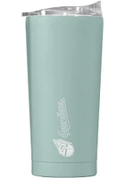 Logo Brands Cleveland Guardians 20OZ Powder Coat Stainless Steel Tumbler - Light Blue