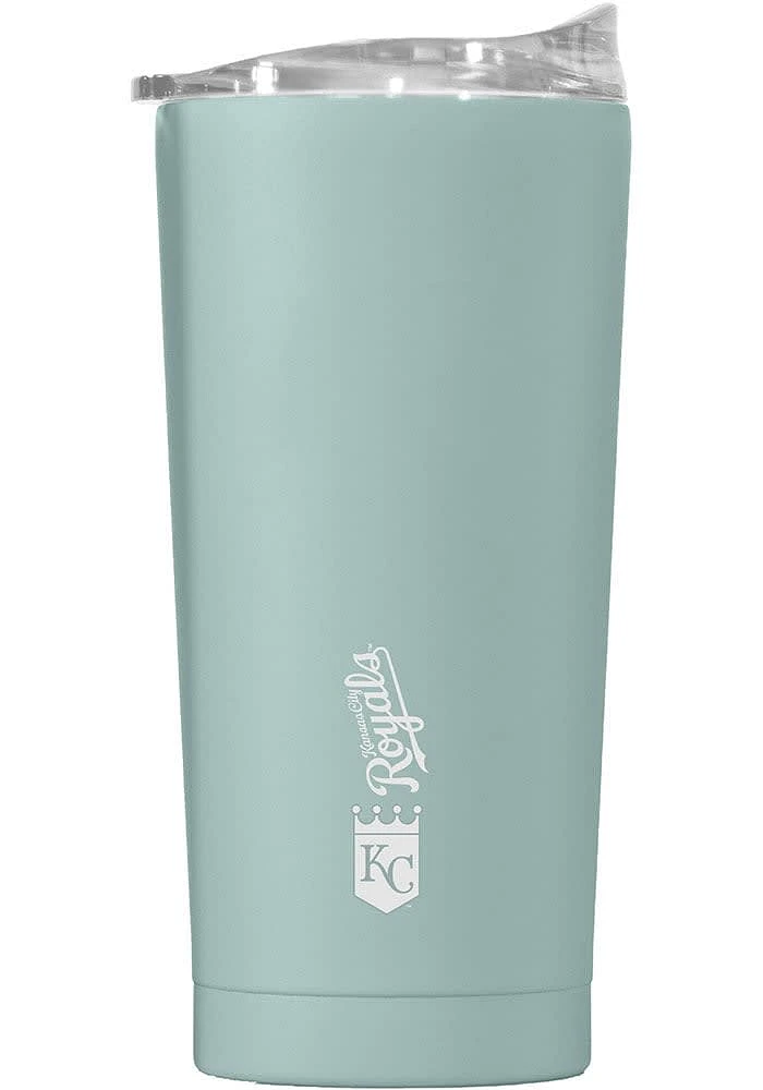 Logo Brands Kansas City Royals 20OZ Powder Coat Stainless Steel Tumbler