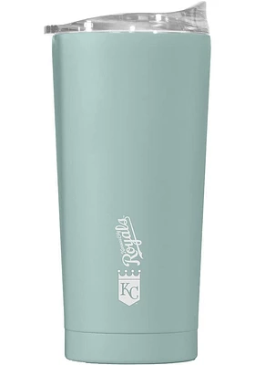 Logo Brands Kansas City Royals 20OZ Powder Coat Stainless Steel Tumbler