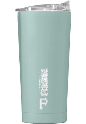 Logo Brands Pittsburgh Pirates 20OZ Powder Coat Stainless Steel Tumbler - Light Blue