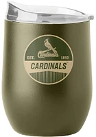 St Louis Cardinals 16OZ Powder Coat Stainless Steel Stemless