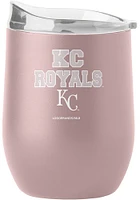 Kansas City Royals 16OZ. Powder Coat Stainless Steel Stemless - Blue