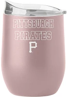 Pittsburgh Pirates 16OZ Powder Coat Stainless Steel Stemless - Black
