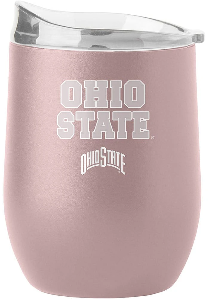 Ohio State Buckeyes 16OZ Powder Coat Stainless Steel Stemless