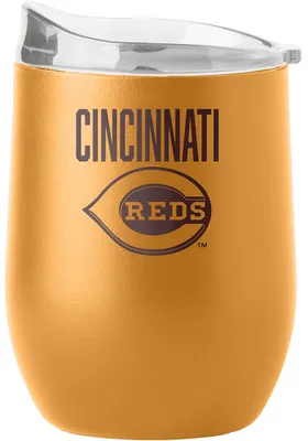 Cincinnati Reds 16OZ Powder Coat Stainless Steel Stemless