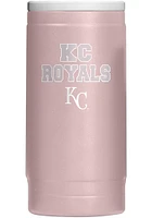 Logo Brands Kansas City Royals 12OZ. Slim Can Powder Coat Stainless Steel Coolie