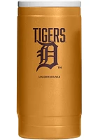 Logo Brands Detroit Tigers 12OZ Slim Can Powder Coat Stainless Steel Coolie