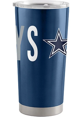 Logo Brands Dallas Cowboys 20oz Overtime Ultra Stainless Steel Tumbler - Navy Blue