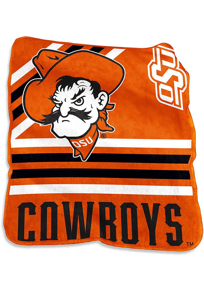 Oklahoma State Cowboys 50x60 Raschel Raschel Throw Blanket - Orange