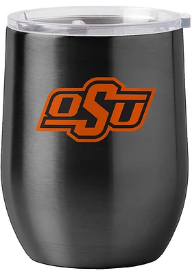 Oklahoma State Cowboys 16 oz Gameday Curved Beverage Stainless Steel Stemless - Orange