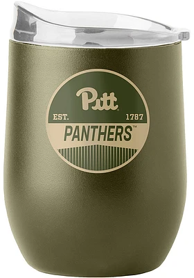 Pitt Panthers 16OZ Powder Coat Stainless Steel Stemless