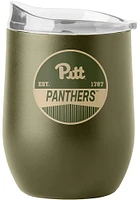 Pitt Panthers 16OZ Powder Coat Stainless Steel Stemless