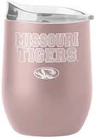 Missouri Tigers 16 OZ Powder Coat Stainless Steel Stemless - Black