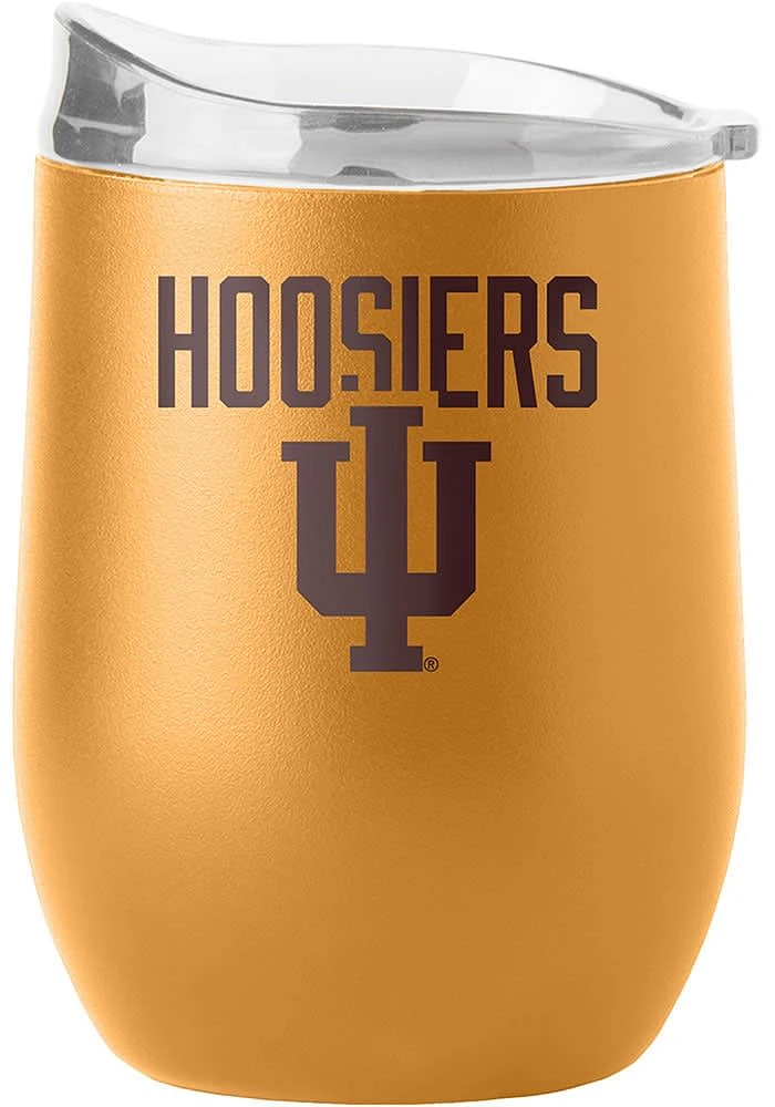 Indiana Hoosiers 16OZ Powder Coat Stainless Steel Stemless