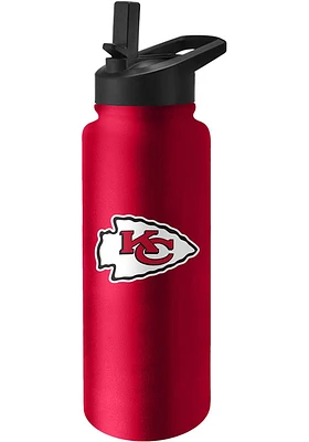 Kansas City Chiefs 34oz Quencher Stainless Steel Bottle - Red