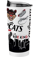 Cincinnati Bearcats 20oz Native Stainless Steel Tumbler - White