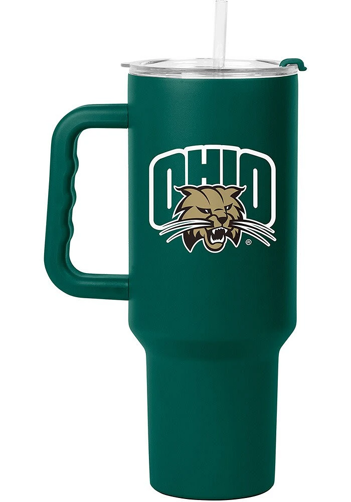 Ohio Bobcats 40oz Full Color Stainless Steel Tumbler - Green