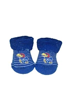 Kansas Jayhawks Striped Baby Bootie Boxed Set