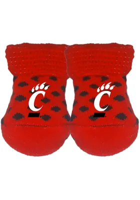 Cincinnati Bearcats Polka Dot Baby Bootie Boxed Set