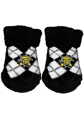 Wichita State Shockers Argyle Baby Bootie Boxed Set