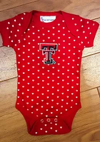 Texas Tech Red Raiders Baby Heart Short Sleeve One Piece