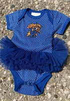 Kentucky Wildcats Baby Blue Pin Dot Tutu Short Sleeve One Piece