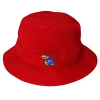 Kansas Jayhawks Red Team Logo Baby Sun Hat