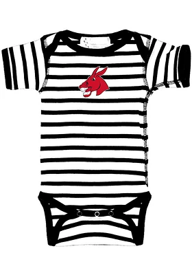 Central Missouri Mules Baby Black Skylar Short Sleeve One Piece
