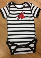 Central Missouri Mules Baby Black Skylar Short Sleeve One Piece