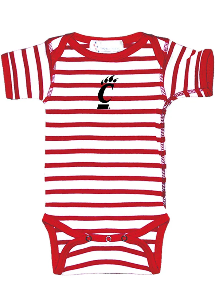 Cincinnati Bearcats Baby Red Skylar Short Sleeve One Piece