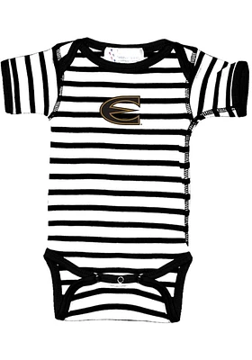 Emporia State Hornets Baby Black Skylar Short Sleeve One Piece