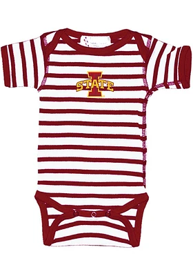 Iowa State Cyclones Baby Crimson Skylar Short Sleeve One Piece
