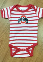 Ohio State Buckeyes Baby Red Skylar Short Sleeve One Piece