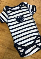 Penn State Nittany Lions Baby Navy Blue Skylar Short Sleeve One Piece